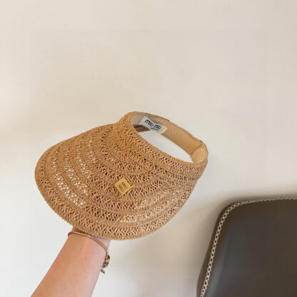 Miu Miu Straw Holiday Visor - Image 9