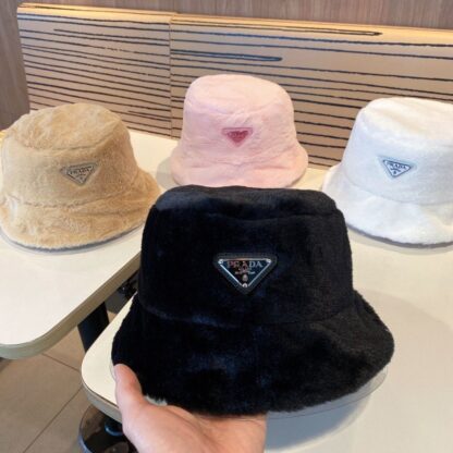 Prada velvet bucket hat - Image 8