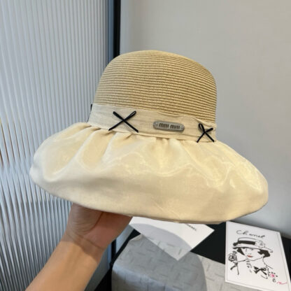 Miu Miu lantern hat visor - Image 9