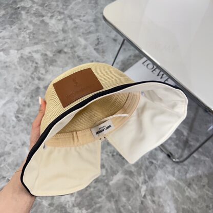 Saint Laurent woven bow bucket hat - Image 8