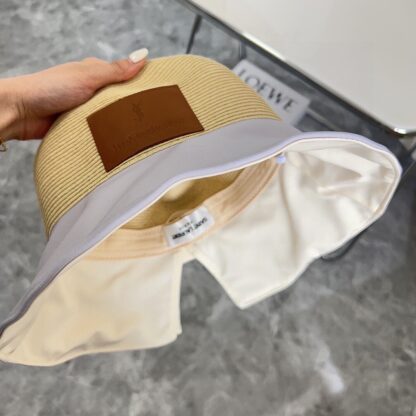 Saint Laurent woven bow bucket hat - Image 8