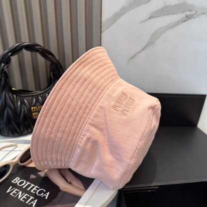 Miu Miu Simple Embroidered Bucket Hat - Image 9