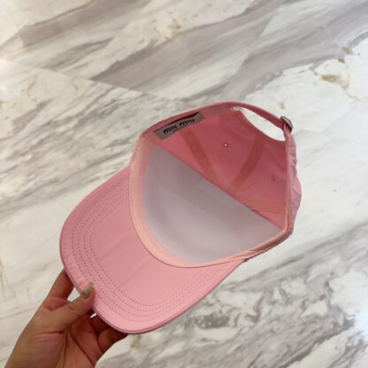 Miu Miu simple embroidered baseball cap - Image 9