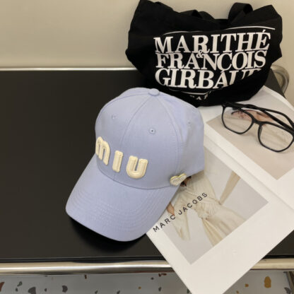 Miu Miu simple embroidered baseball cap - Image 9