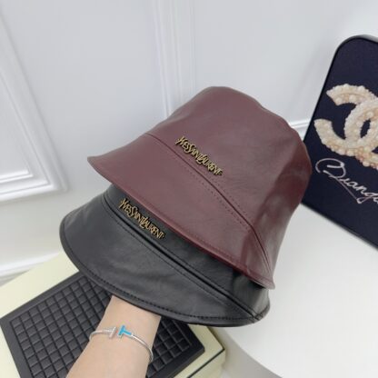 Yves Saint Laurent high-end leather hat - Image 8