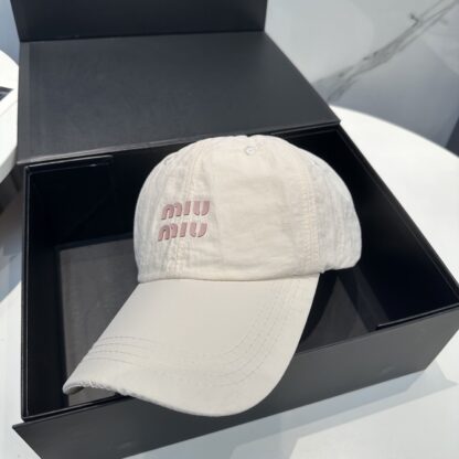 Miu Miu Simple Lightweight Baseball Cap - Image 9