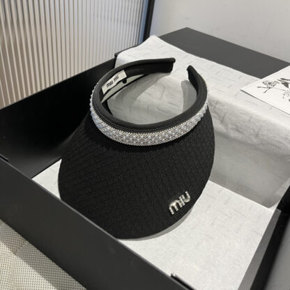 Miu Miu exquisite hollow top sun hat - Image 9