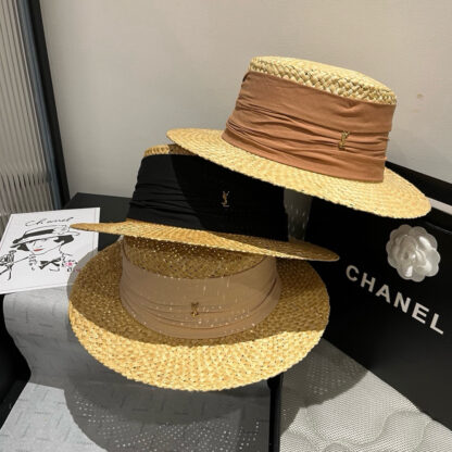 Yves Saint Laurent straw hat - Image 8
