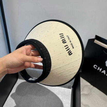 Miu Miu hollow headband sun hat - Image 9