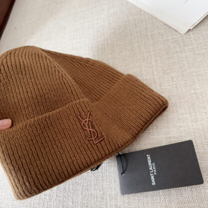 Yves Saint Laurent knitted hats for men and women - Image 8