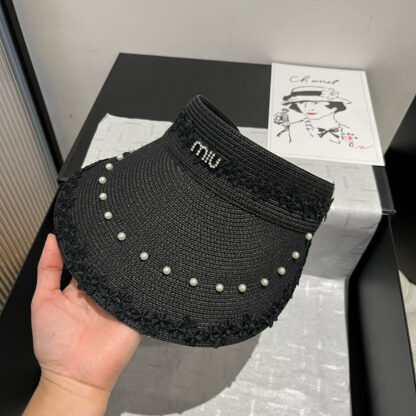 Miu Miu hollow headband sun hat - Image 9
