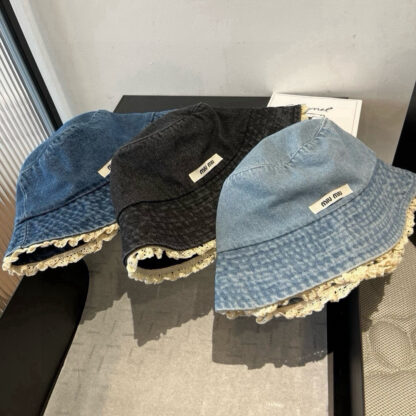 Miu Miu denim bucket hat - Image 9