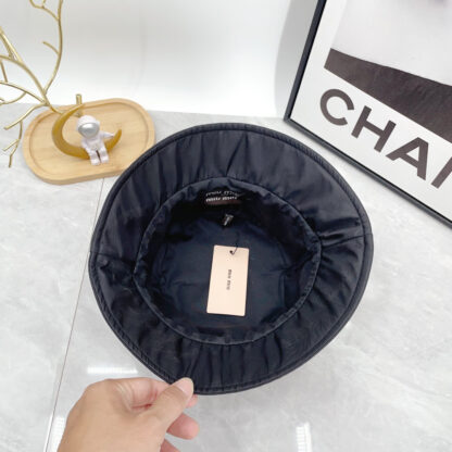 Miu Miu Colorblock Simple Bucket Hat - Image 9