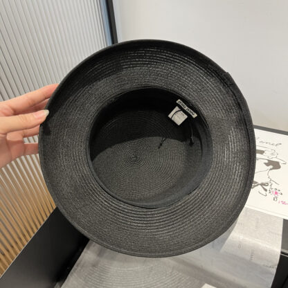 Miu Miu elegant raffia hat - Image 9