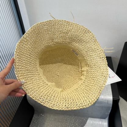 Miu Miu Straw Beach Sunhat - Image 9
