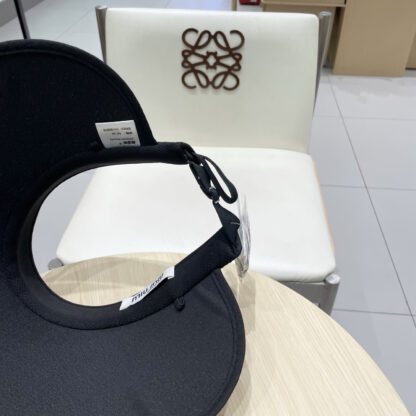 Miu Miu sparkling rhinestone hollow top sun hat - Image 9