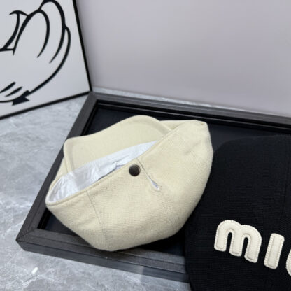 Miu Miu Fashion All-match Front Hat - Image 9