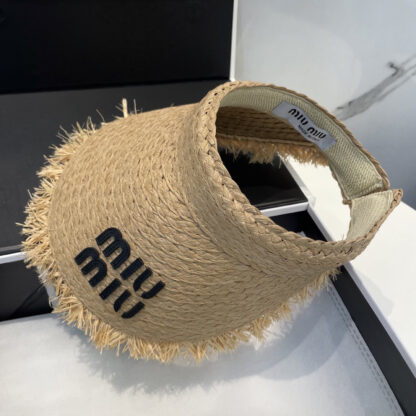 Miu Miu Fashion Straw Hat - Image 9