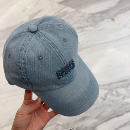 Miu Miu stylish embroidered lettering baseball cap - Image 9