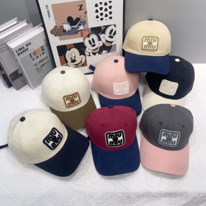 Miu Miu stylish colorblock baseball cap - Image 9