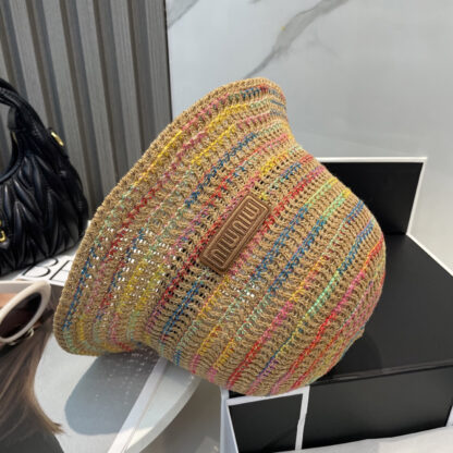 Miu Miu new striped knitted bucket hat - Image 9