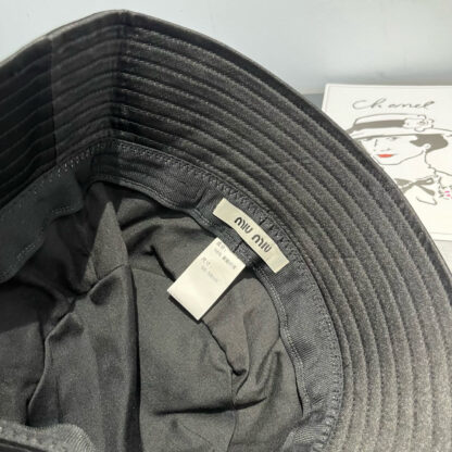 Miu Miu New Satin Bucket Hat - Image 9