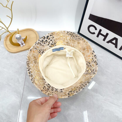 Prada niche sexy leopard fashion bucket hat - Image 8