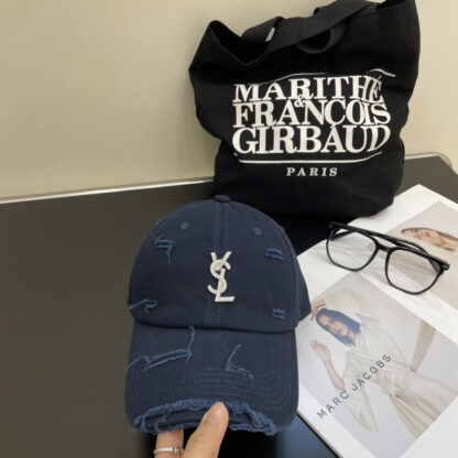Yves Saint Laurent rhinestone baseball cap - Image 6