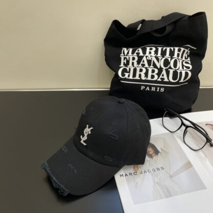 Yves Saint Laurent rhinestone baseball cap - Image 7