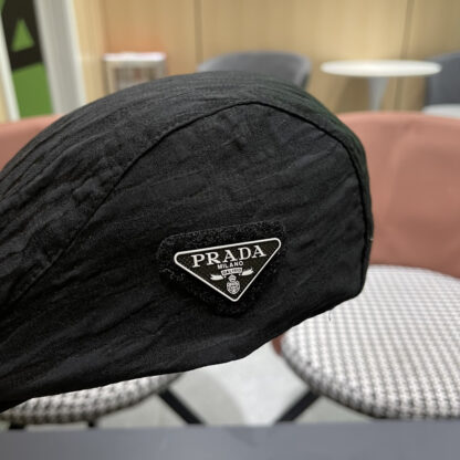 Prada Spring and Summer Lightweight Fashion Retro Cap - Image 8
