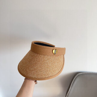 Yves Saint Laurent new densely woven holiday style sun hat hollow hat