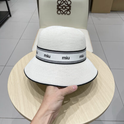 Miu Miu new raffia hat - Image 9
