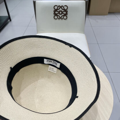 Miu Miu new raffia hat - Image 9