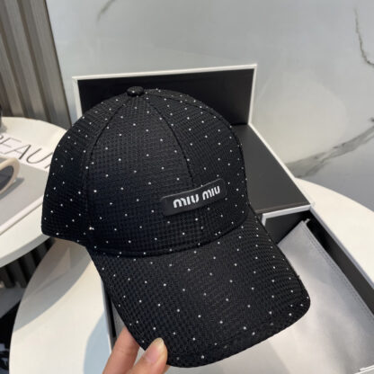 Miu Miu new diamond baseball cap - Image 9