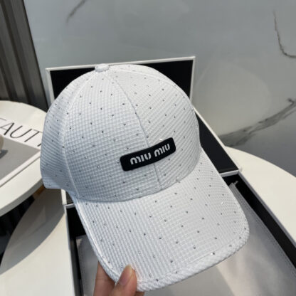 Miu Miu new diamond baseball cap - Image 9