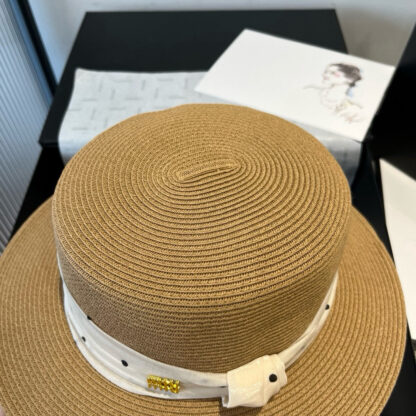 Miu Miu new flat top sun hat - Image 9