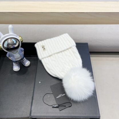 Yves Saint Laurent wool-blend knitted hat - Image 8