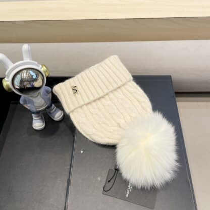 Yves Saint Laurent wool-blend knitted hat - Image 8