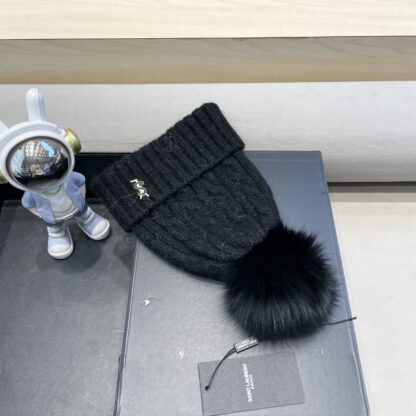 Yves Saint Laurent wool-blend knitted hat - Image 8