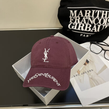 Yves Saint Laurent early spring new simple baseball cap - Image 8