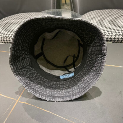 Prada denim triangle bucket hat - Image 8