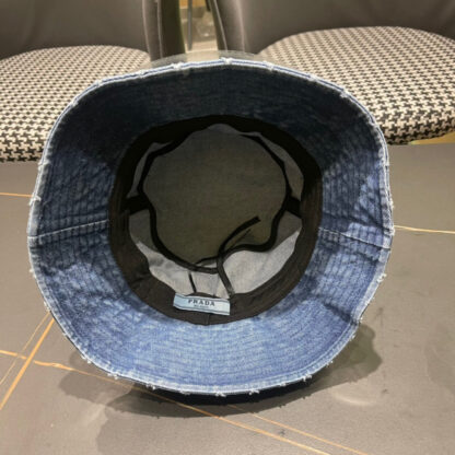 Prada denim triangle bucket hat - Image 8