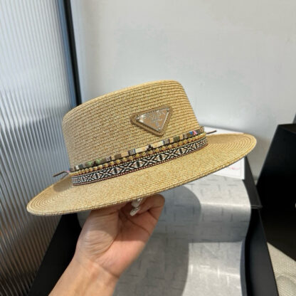 Prada's new ethnic style straw hat - Image 8