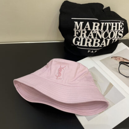 Saint Laurent lettering embroidered bucket hat - Image 8