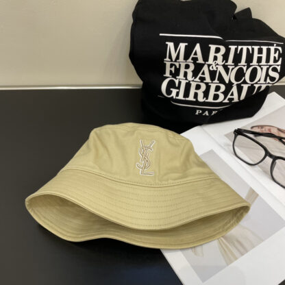 Saint Laurent lettering embroidered bucket hat - Image 8