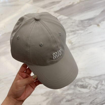 Miu Miu simple embroidered baseball cap - Image 9