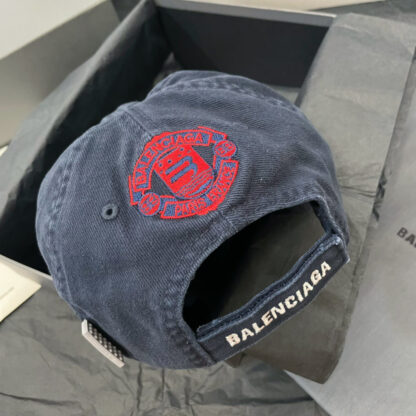 Balenciaga new double circle letter embroidered baseball cap - Image 8