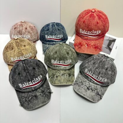 Balenciaga Korean version of British casual custom baseball cap - Image 8