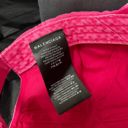 Balenciaga all-match logo embroidered baseball cap - Image 8
