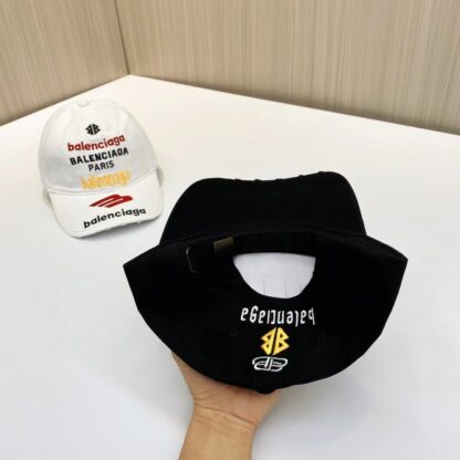 Balenciaga Unisex Korean British Casual Custom Baseball Cap - Image 8